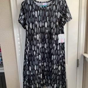 Rare feather lularoe Carly